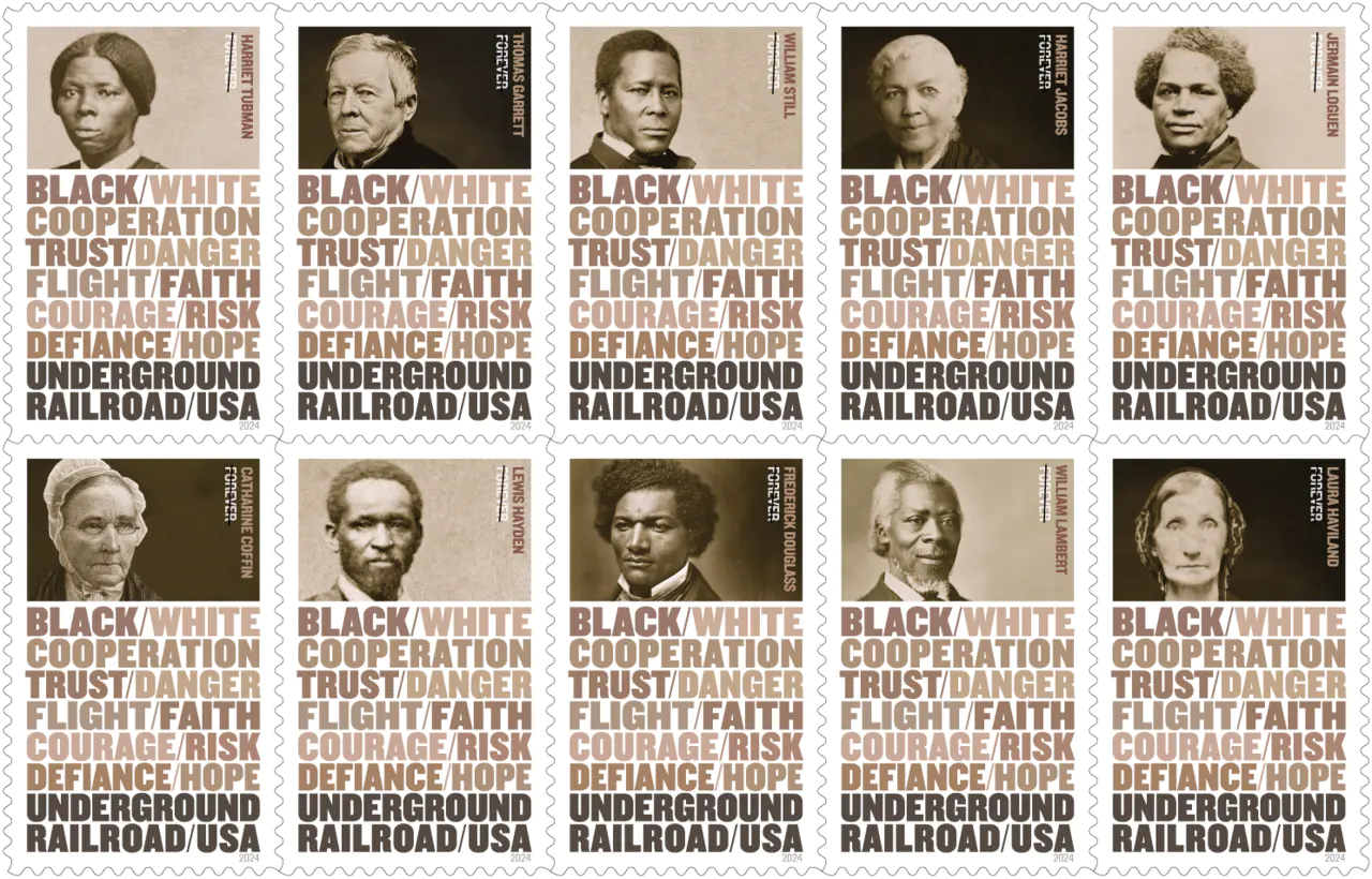 2024 The Underground Railroad Stamps | Tool Stamps US Postage Stamps