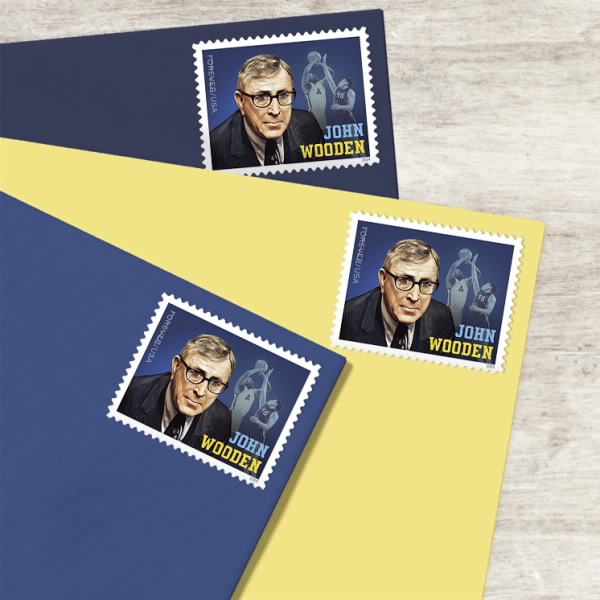 2024 John Wooden Stamps | Tool Stamps US Postage Stamps