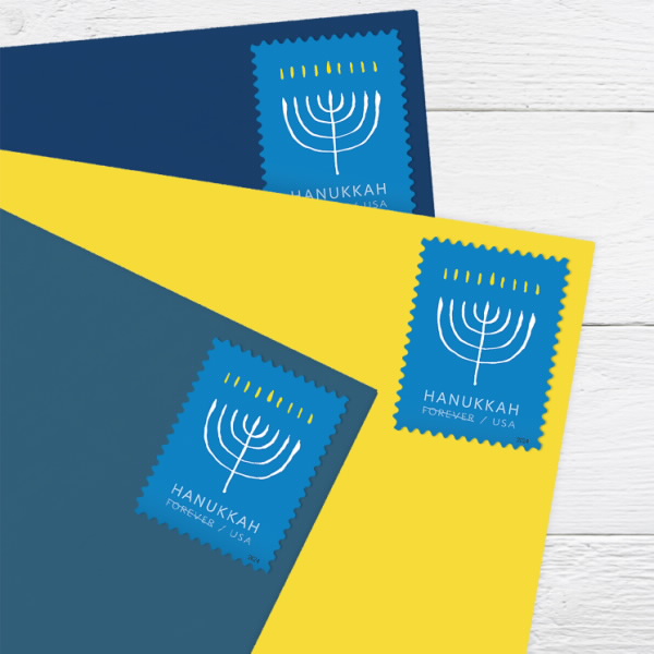 2024 Hanukkah Stamps | Tool Stamps US Postage Stamps