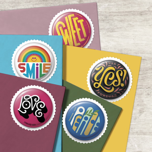 2024 Pinback Buttons Stamps | Tool Stamps US Postage Stamps