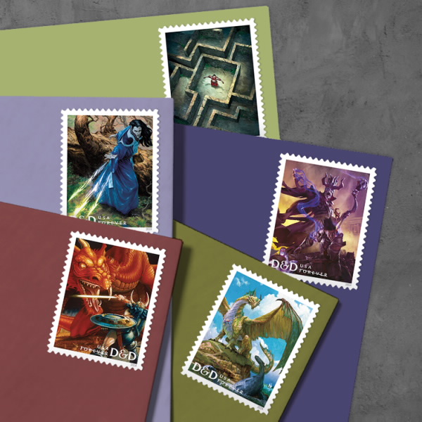 2024 Dungeons & Dragons Stamps | Tool Stamps US Postage Stamps