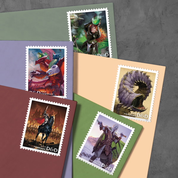 2024 Dungeons & Dragons Stamps | Tool Stamps US Postage Stamps