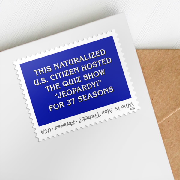 2024 Alex Trebek Stamps | Tool Stamps US Postage Stamps