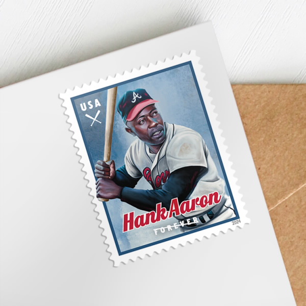 2024 Hank Aaron Stamps | Tool Stamps US Postage Stamps