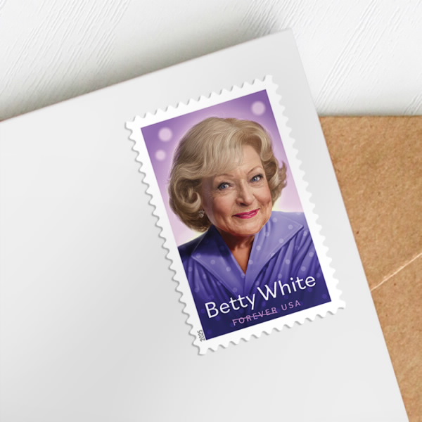 2025 Betty White Stamps 100 pcs | Tool Stamps US Postage Stamps