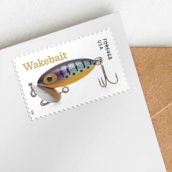 2025 Freshwater Fishing Lures Stamps 100 pcs | Tool Stamps US Postage Stamps