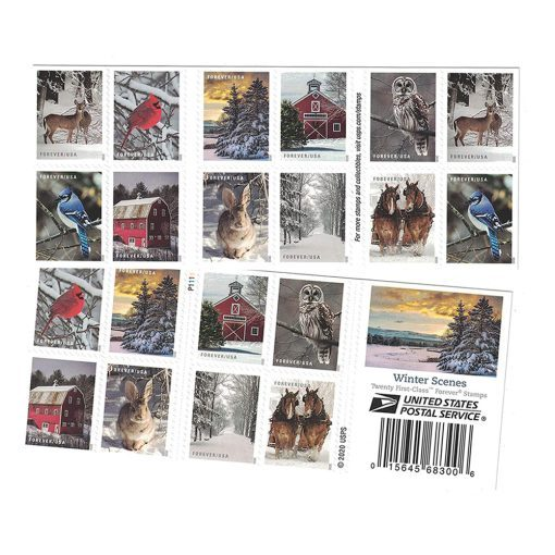 Christmas Stamp Blind Box 500 PCS BIG SALE，100 PCS of 5 styles | Tool Stamps US Postage Stamps