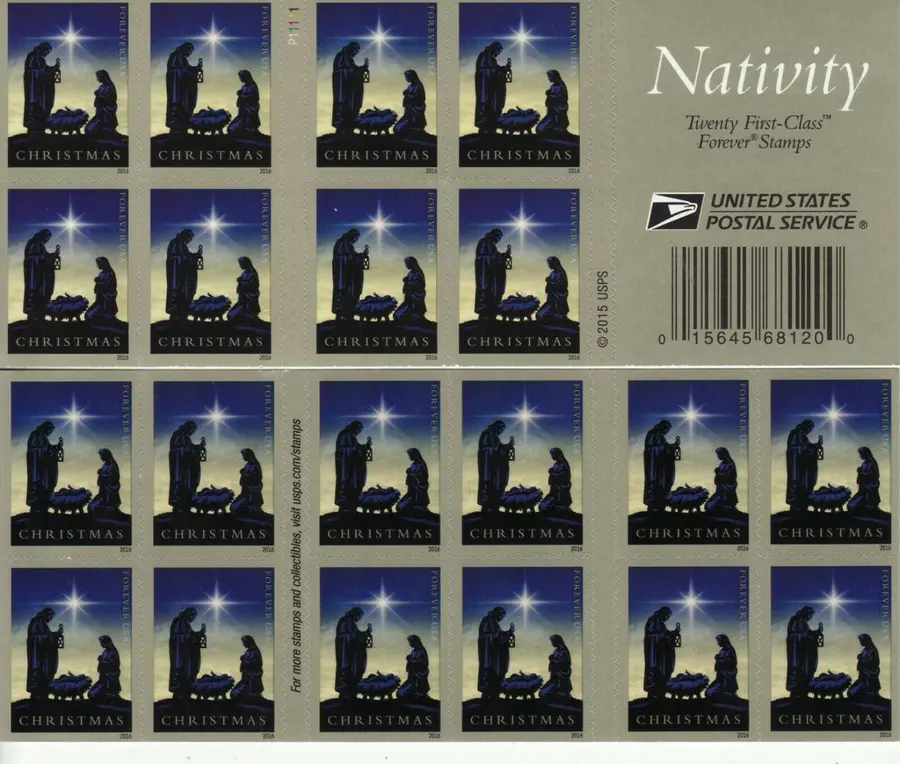 Christmas Stamp Blind Box 300 PCS BIG SALE，100 PCS of 3 styles | Tool Stamps US Postage Stamps
