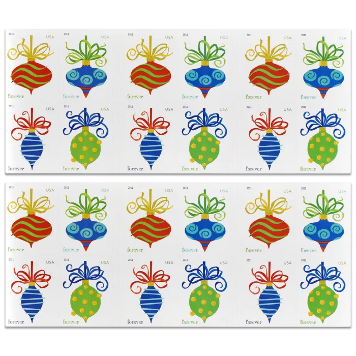 Christmas Stamp Blind Box 300 PCS BIG SALE，100 PCS of 3 styles | Tool Stamps US Postage Stamps