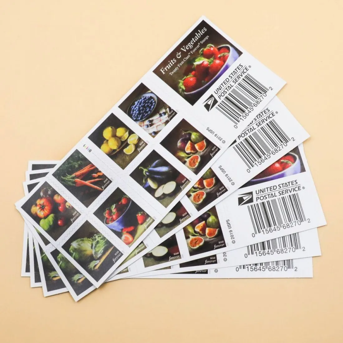 2020 Fruits and Vegetables Stamps | Tool Stamps US Postage Stamps