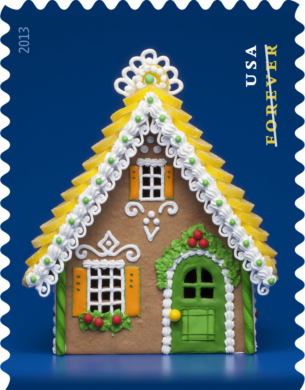 2013 Gingerbread Houses Stamps | Tool Stamps US Postage Stamps
