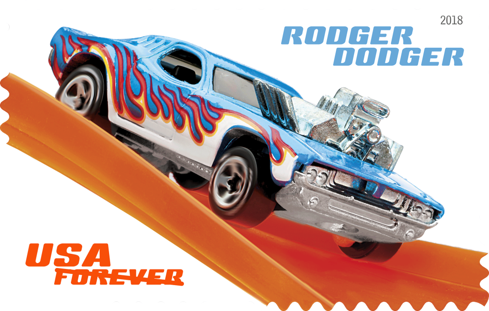 2018 Hot Wheels Stamps | Tool Stamps US Postage Stamps