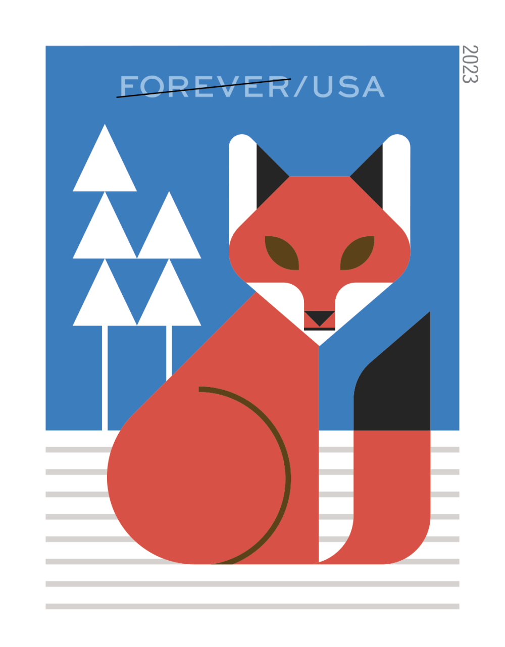 2023 Winter Woodland Animals Stamps | Tool Stamps US Postage Stamps