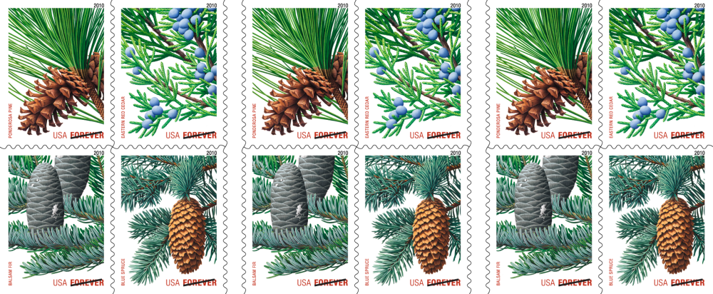 2010 Evergreens Stamps | Tool Stamps US Postage Stamps