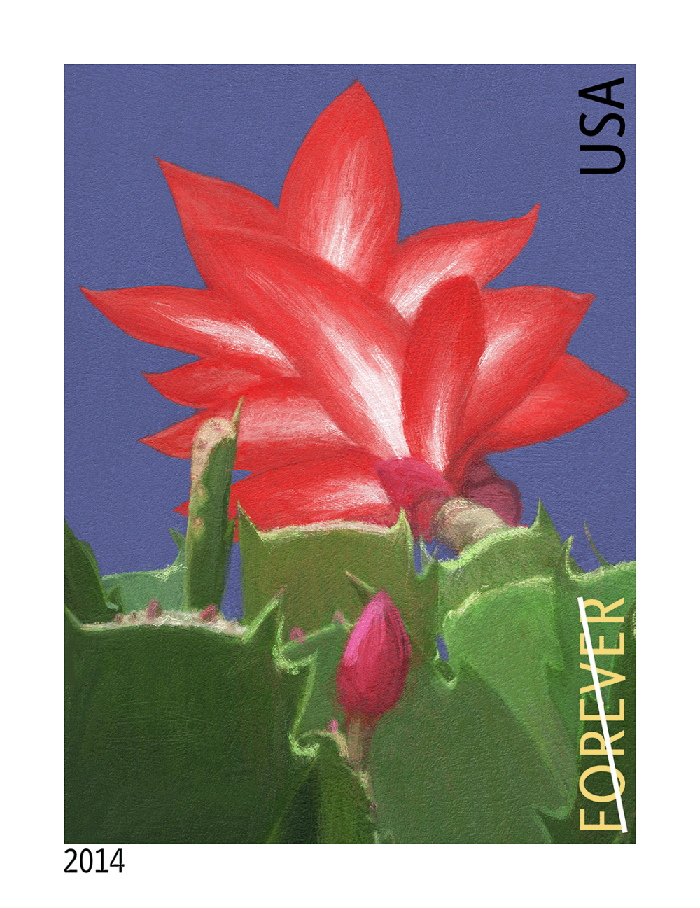 2014 Winter Flowers Stamps | Tool Stamps US Postage Stamps