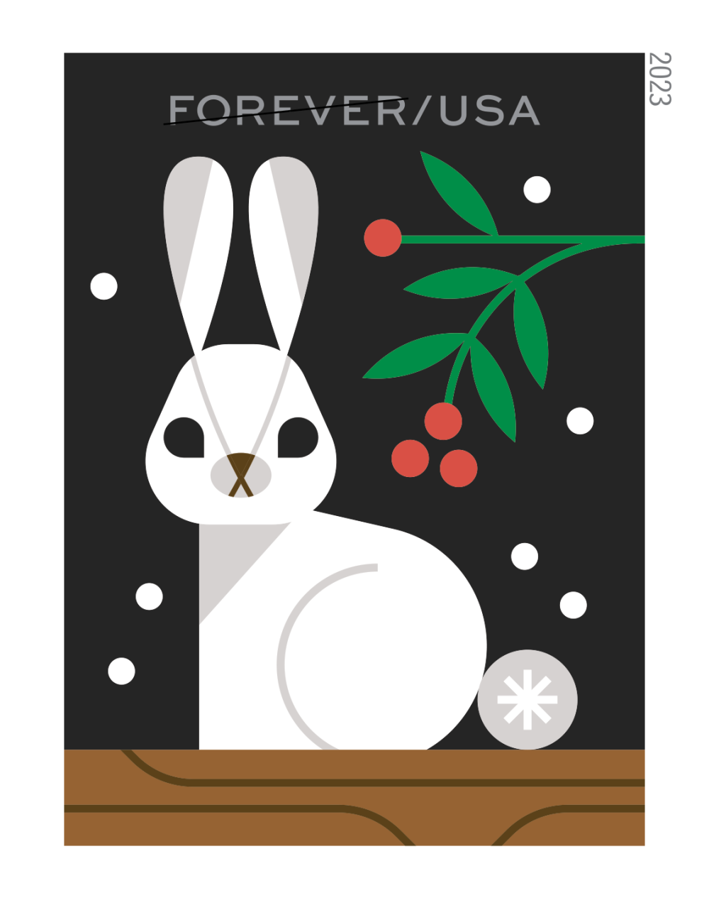 2023 Winter Woodland Animals Stamps | Tool Stamps US Postage Stamps