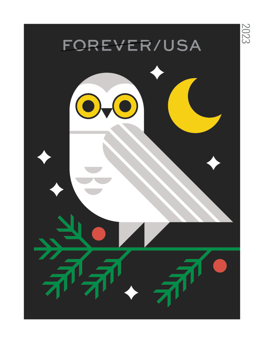 2023 Winter Woodland Animals Stamps | Tool Stamps US Postage Stamps