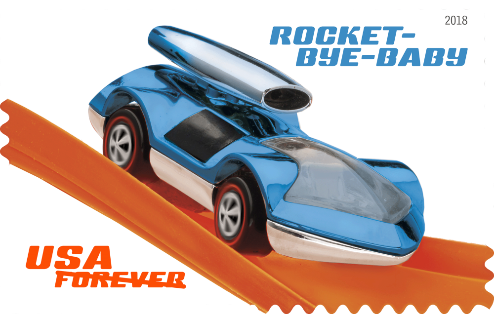 2018 Hot Wheels Stamps | Tool Stamps US Postage Stamps