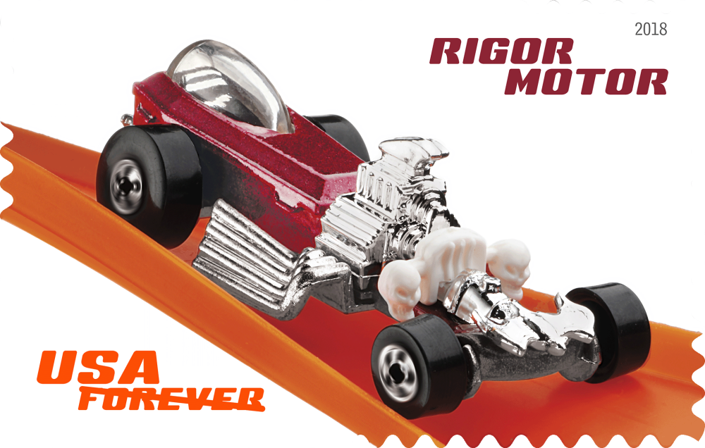 2018 Hot Wheels Stamps | Tool Stamps US Postage Stamps