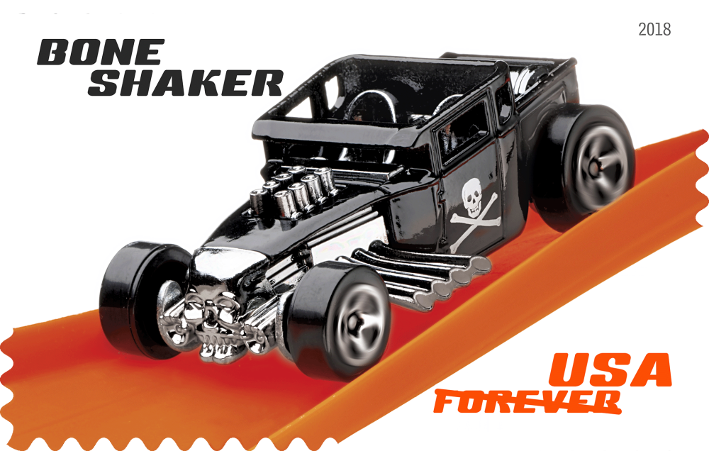2018 Hot Wheels Stamps | Tool Stamps US Postage Stamps