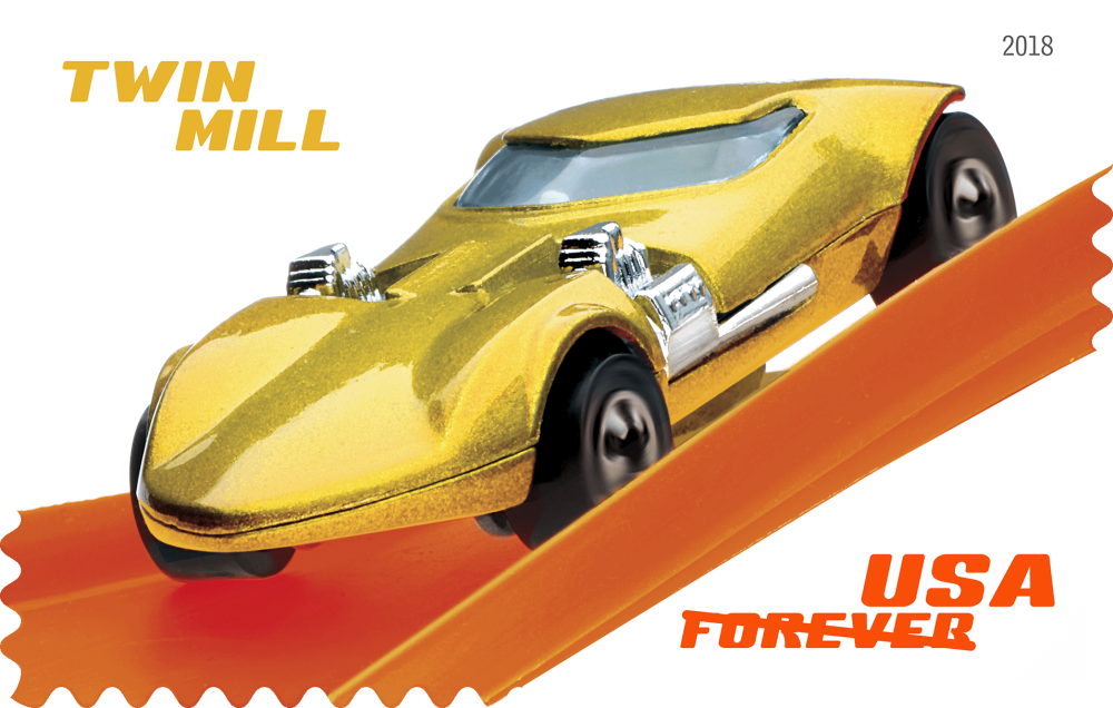 2018 Hot Wheels Stamps | Tool Stamps US Postage Stamps