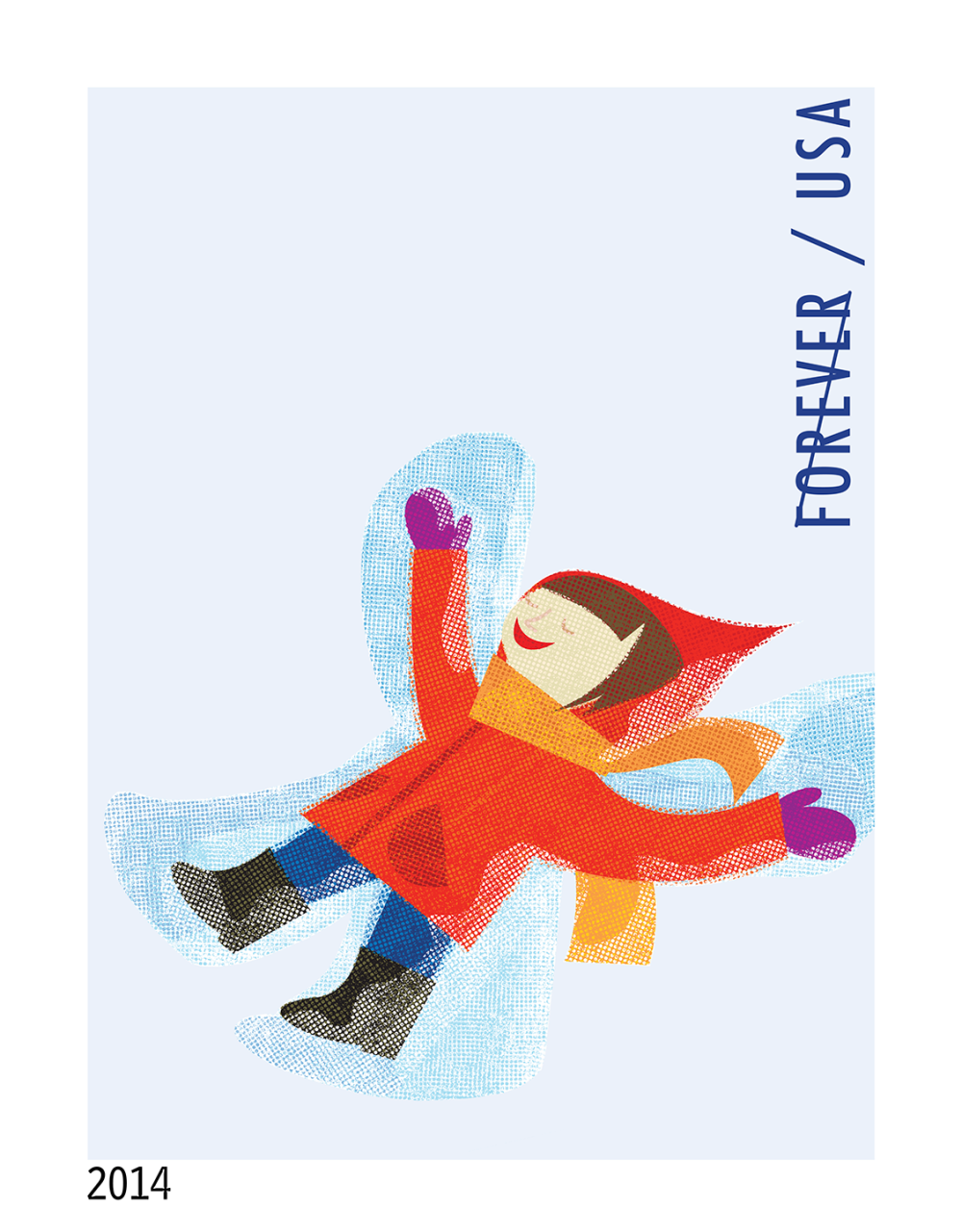 2014 Winter Fun Stamps | Tool Stamps US Postage Stamps