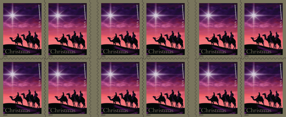 2014 Christmas Magi Stamps | Tool Stamps US Postage Stamps