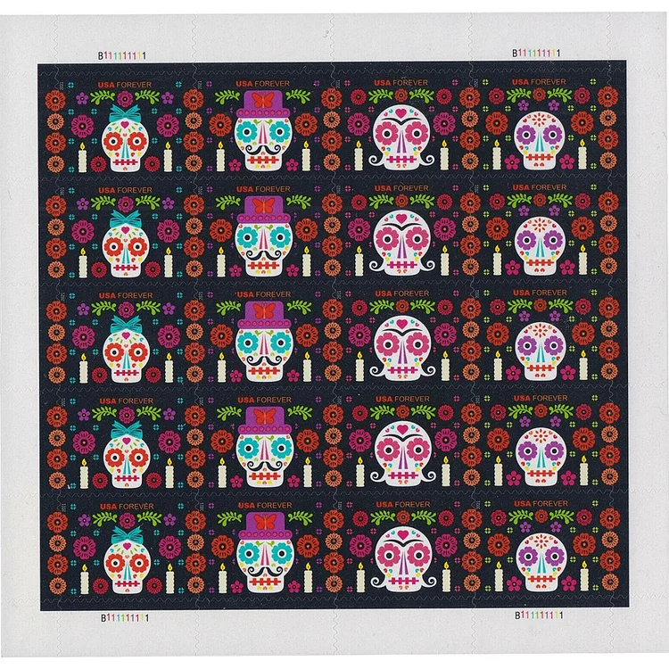 2021 Day of the Dead stamps | Tool Stamps US Postage Stamps