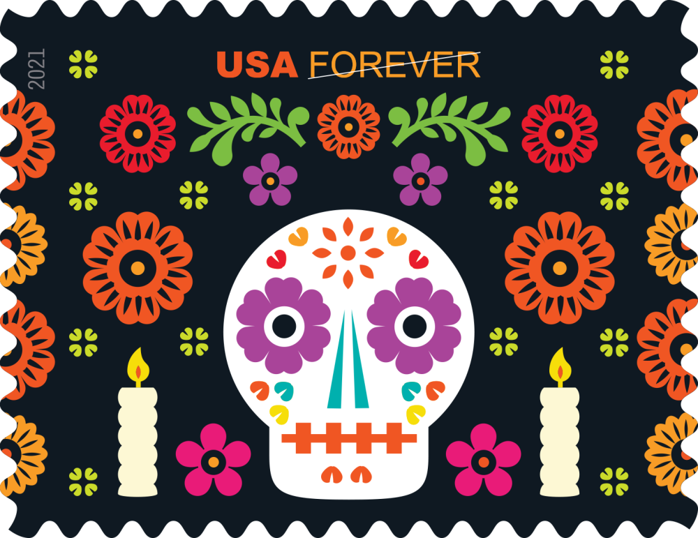 2021 Day of the Dead stamps | Tool Stamps US Postage Stamps
