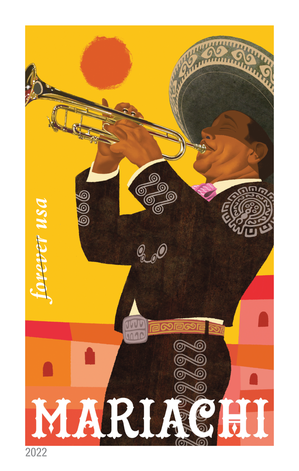 2022 Mariachi Stamps | Tool Stamps US Postage Stamps
