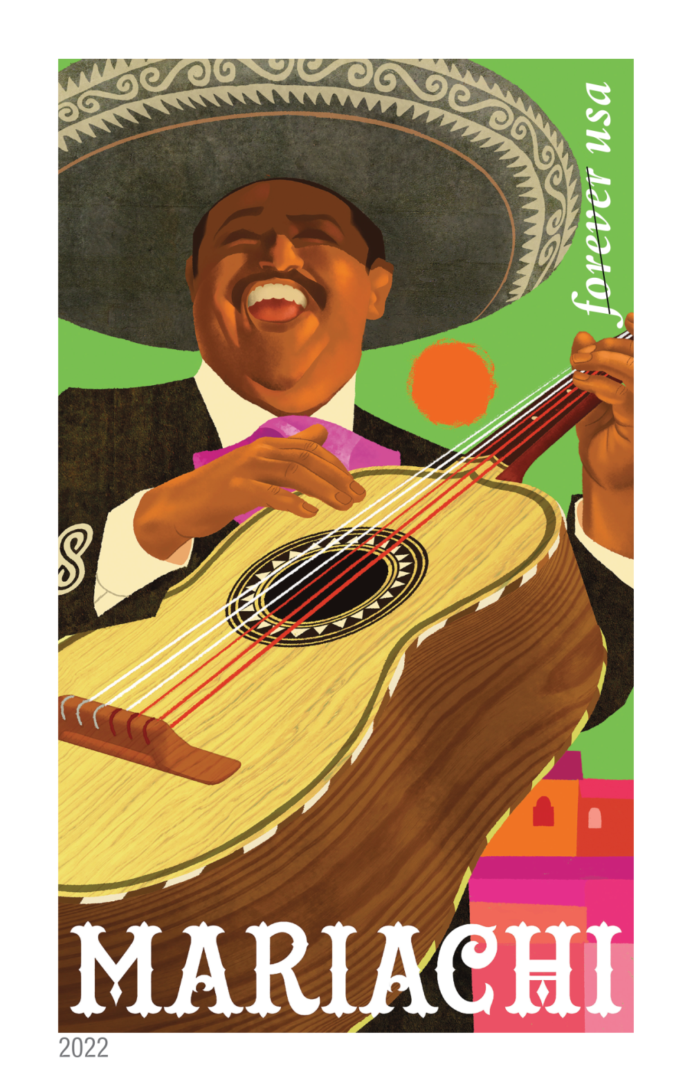 2022 Mariachi Stamps | Tool Stamps US Postage Stamps