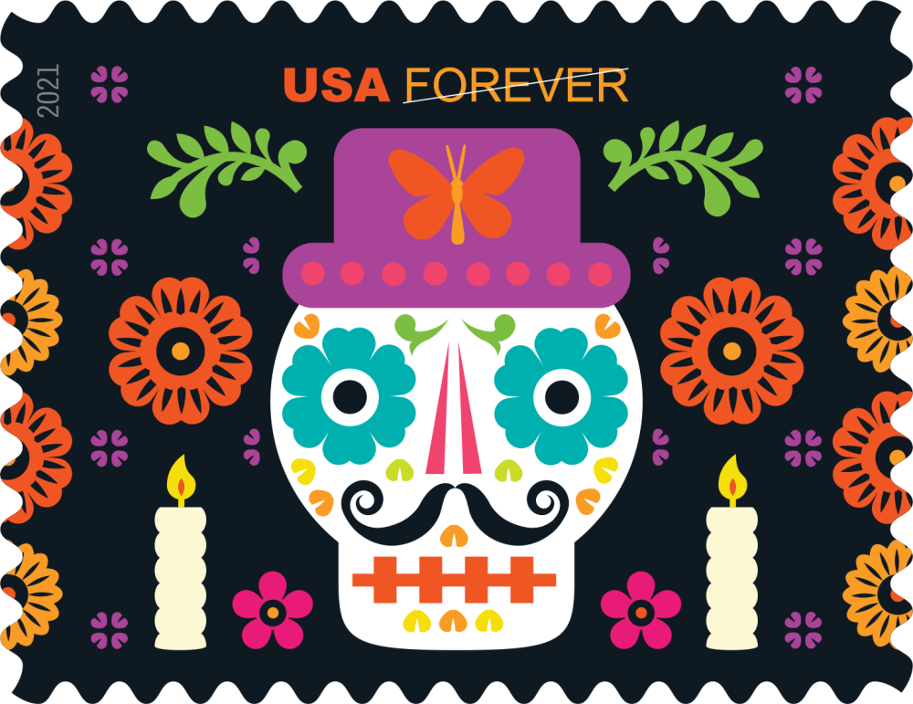 2021 Day of the Dead stamps | Tool Stamps US Postage Stamps