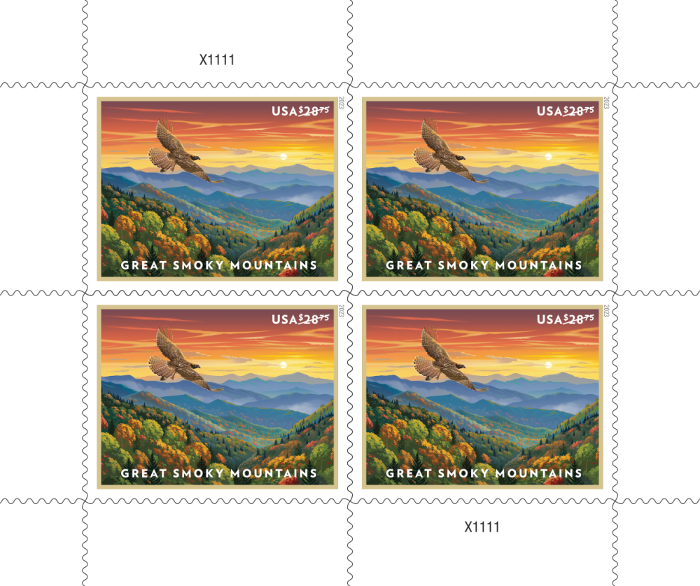 2023 Great Smoky Mountains (Express Mail) | Tool Stamps US Postage Stamps