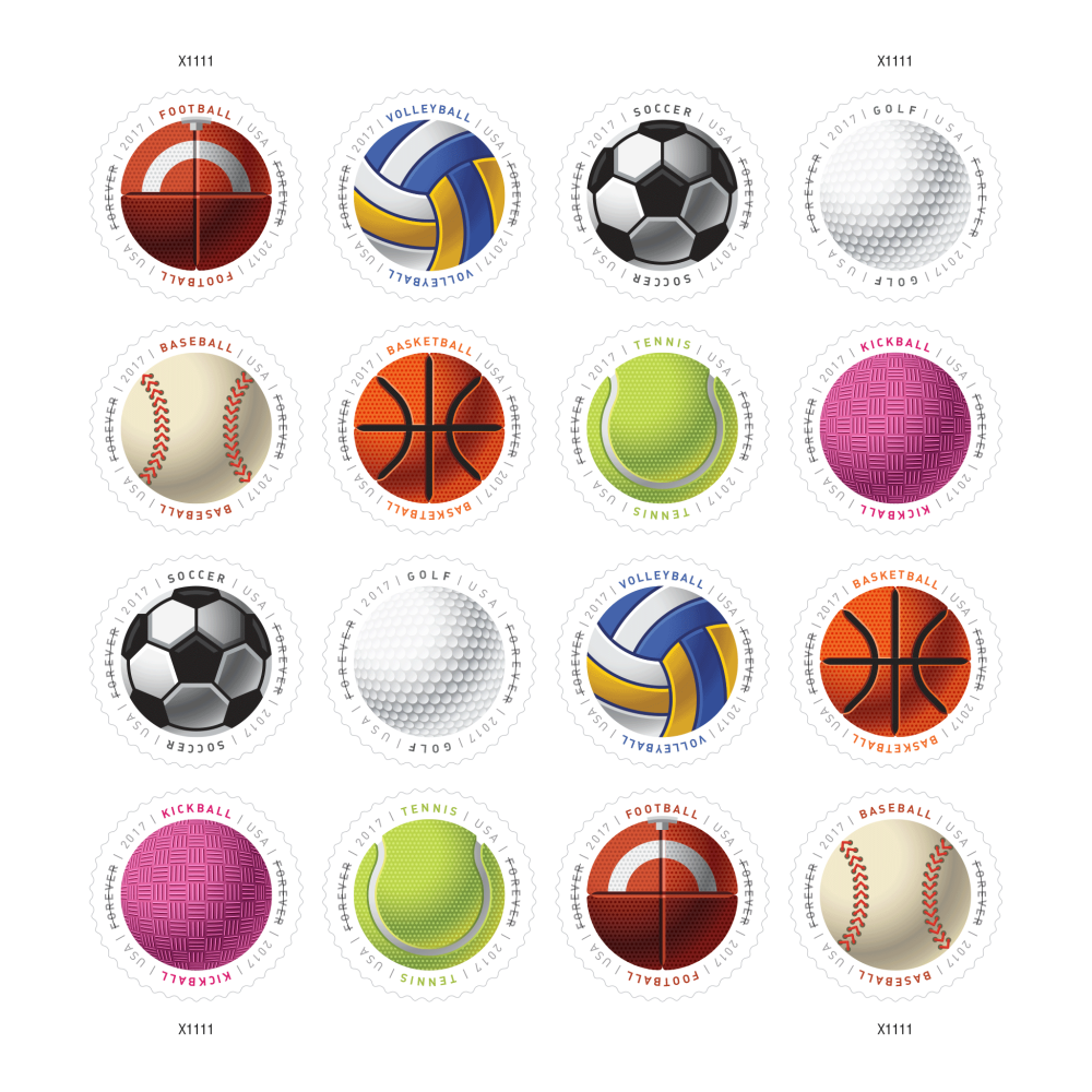 2017 Have A Ball Stamps | Tool Stamps US Postage Stamps