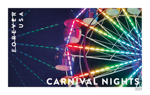 2024 Carnival Nights Stamps | Tool Stamps US Postage Stamps