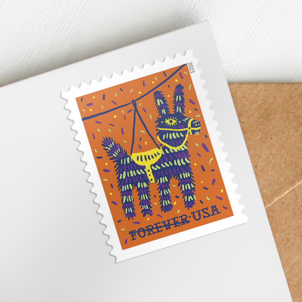 2023 Piñatas! Stamps 100 PCS | Tool Stamps US Postage Stamps