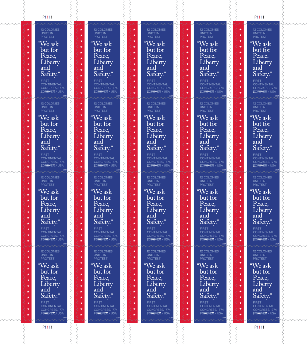 2024 First Continental congress | Tool Stamps US Postage Stamps