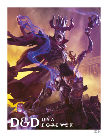 2024 Dungeons & Dragons Stamps | Tool Stamps US Postage Stamps