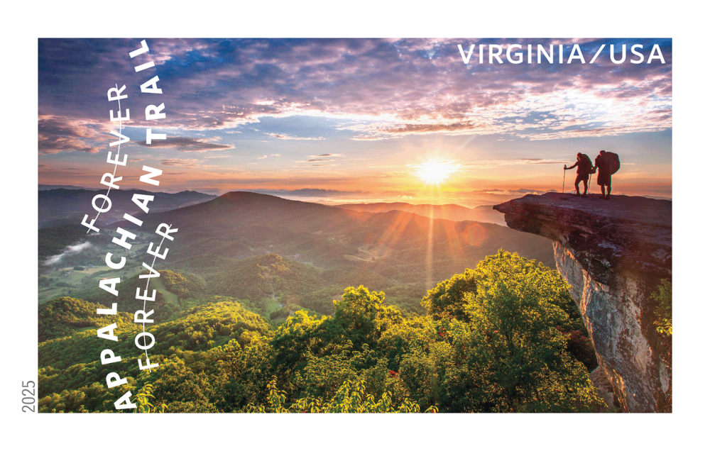 2025 The Appalachian Trail Stamps | Tool Stamps US Postage Stamps