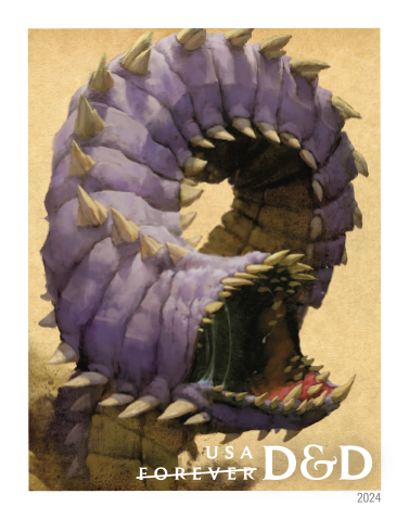 2024 Dungeons & Dragons Stamps | Tool Stamps US Postage Stamps