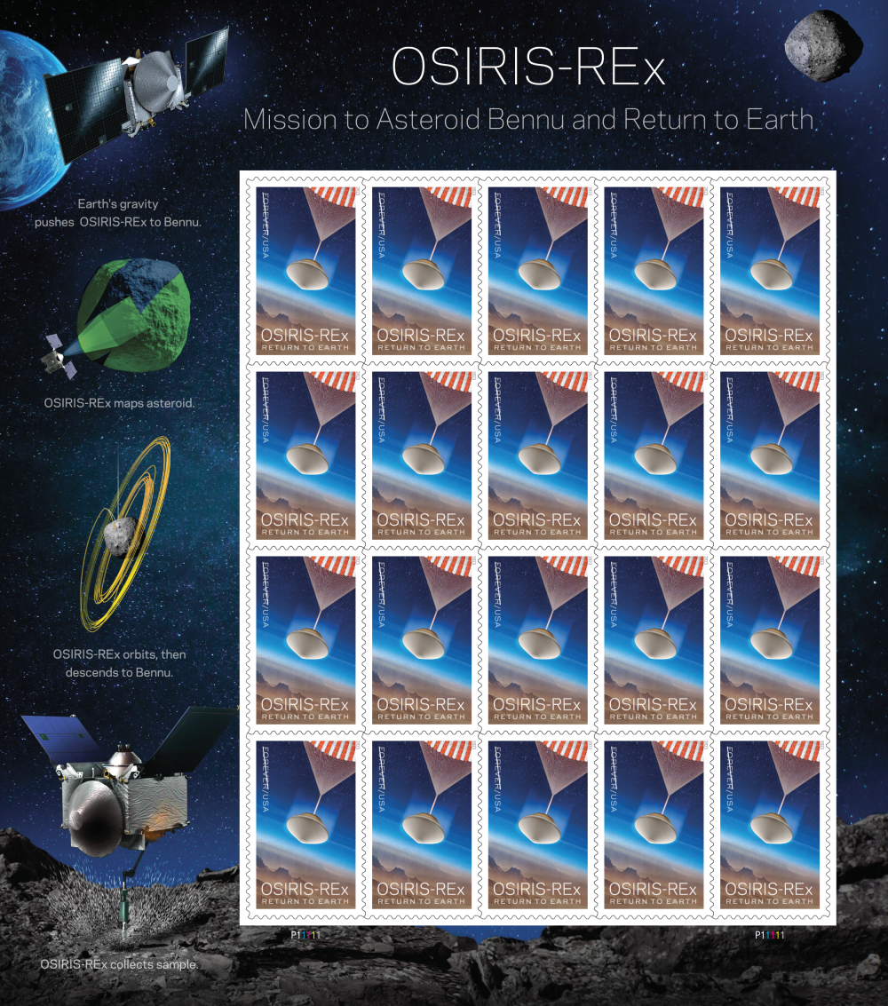 2023 OSIRIS-REx Forever Stamps 100 PCS | Tool Stamps US Postage Stamps