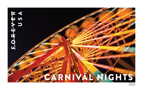 2024 Carnival Nights Stamps | Tool Stamps US Postage Stamps