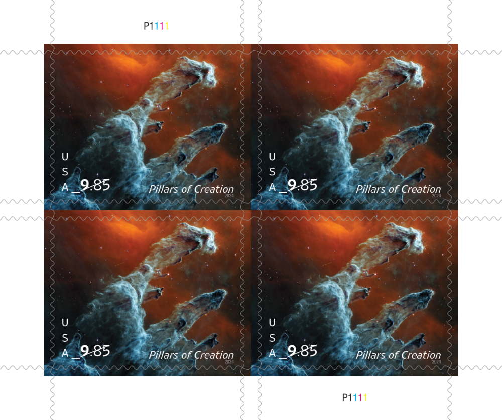 2024 Pillars of Creation Stamps | Tool Stamps US Postage Stamps