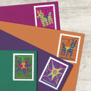 2023 Piñatas! Stamps 100 PCS | Tool Stamps US Postage Stamps