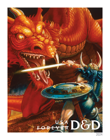 2024 Dungeons & Dragons Stamps | Tool Stamps US Postage Stamps