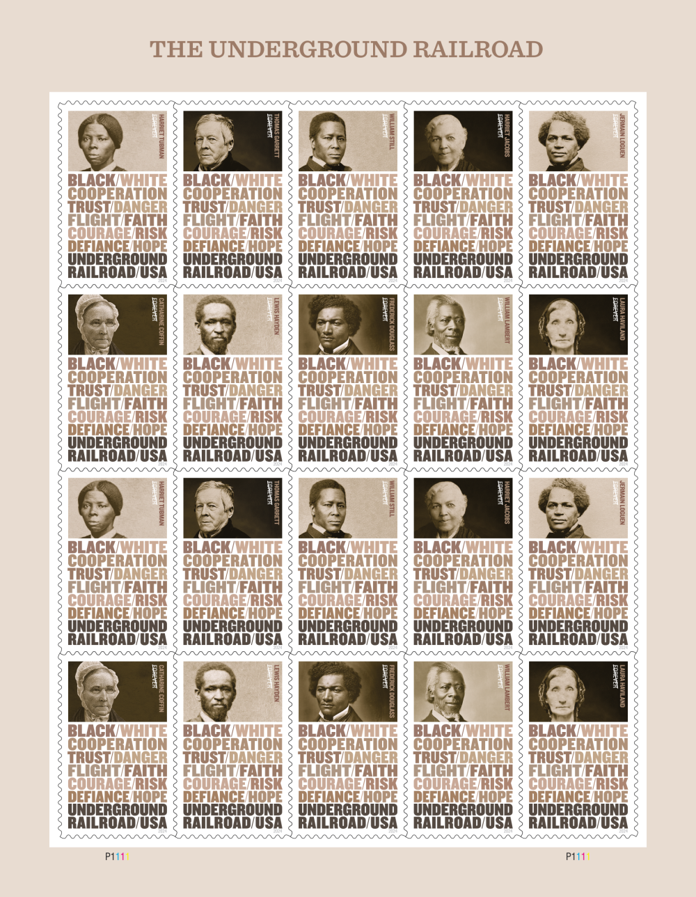 2024 The Underground Railroad Stamps | Tool Stamps US Postage Stamps