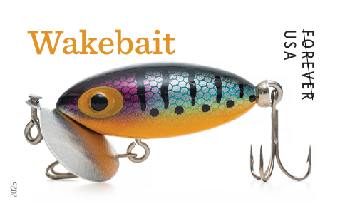 2025 Freshwater Fishing Lures Stamps 100 pcs | Tool Stamps US Postage Stamps