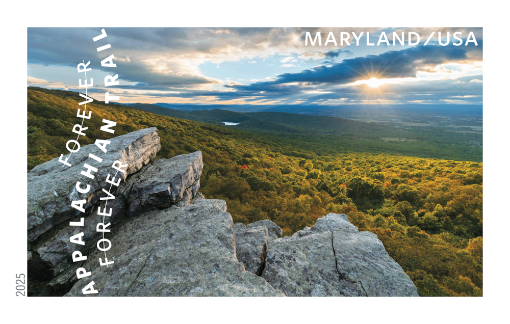2025 The Appalachian Trail Stamps | Tool Stamps US Postage Stamps