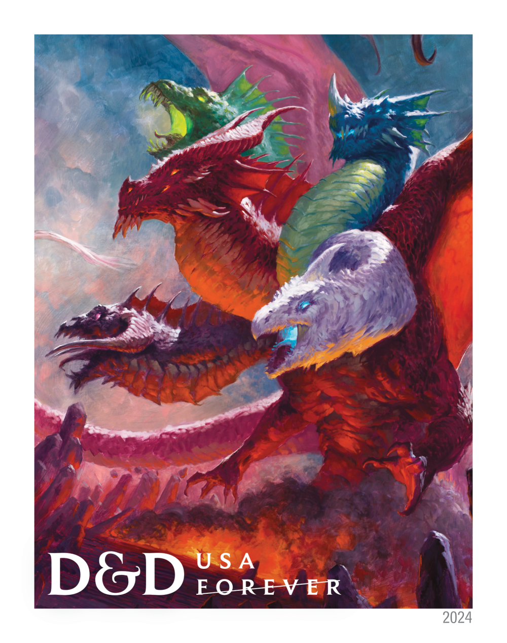 2024 Dungeons & Dragons Stamps | Tool Stamps US Postage Stamps