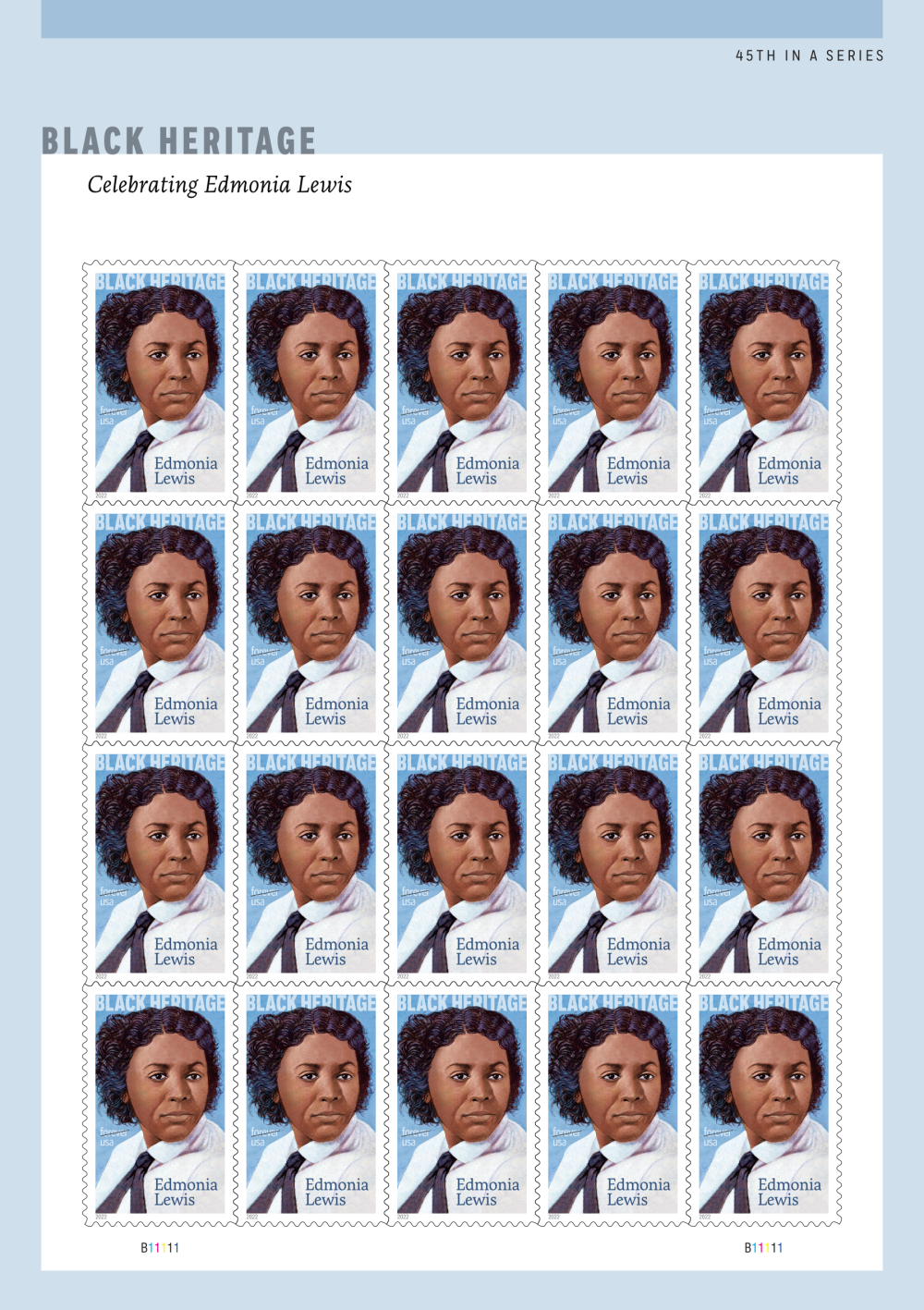 2022 Edmonia Lewis Stamps | Tool Stamps US Postage Stamps